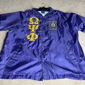 Omega Psi Phi Jacket- blank back, never worn